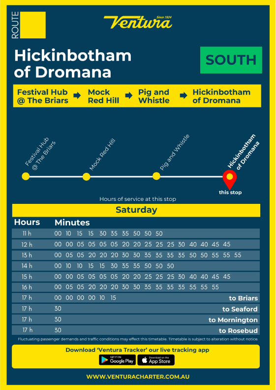 South Shuttle from Hickinbotham of Dromana